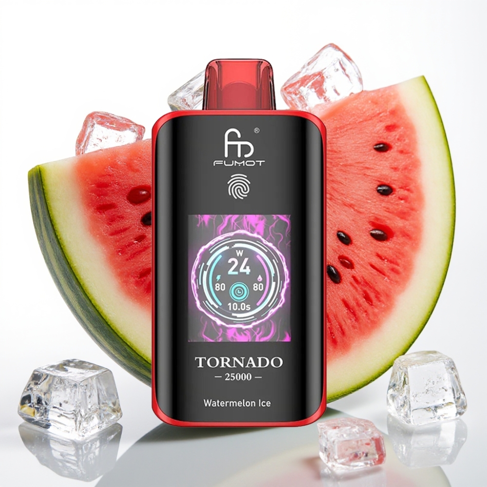 Fumot Tornado 25000 Puffs HD Screen 700mAh 20ml Sandía Hielo