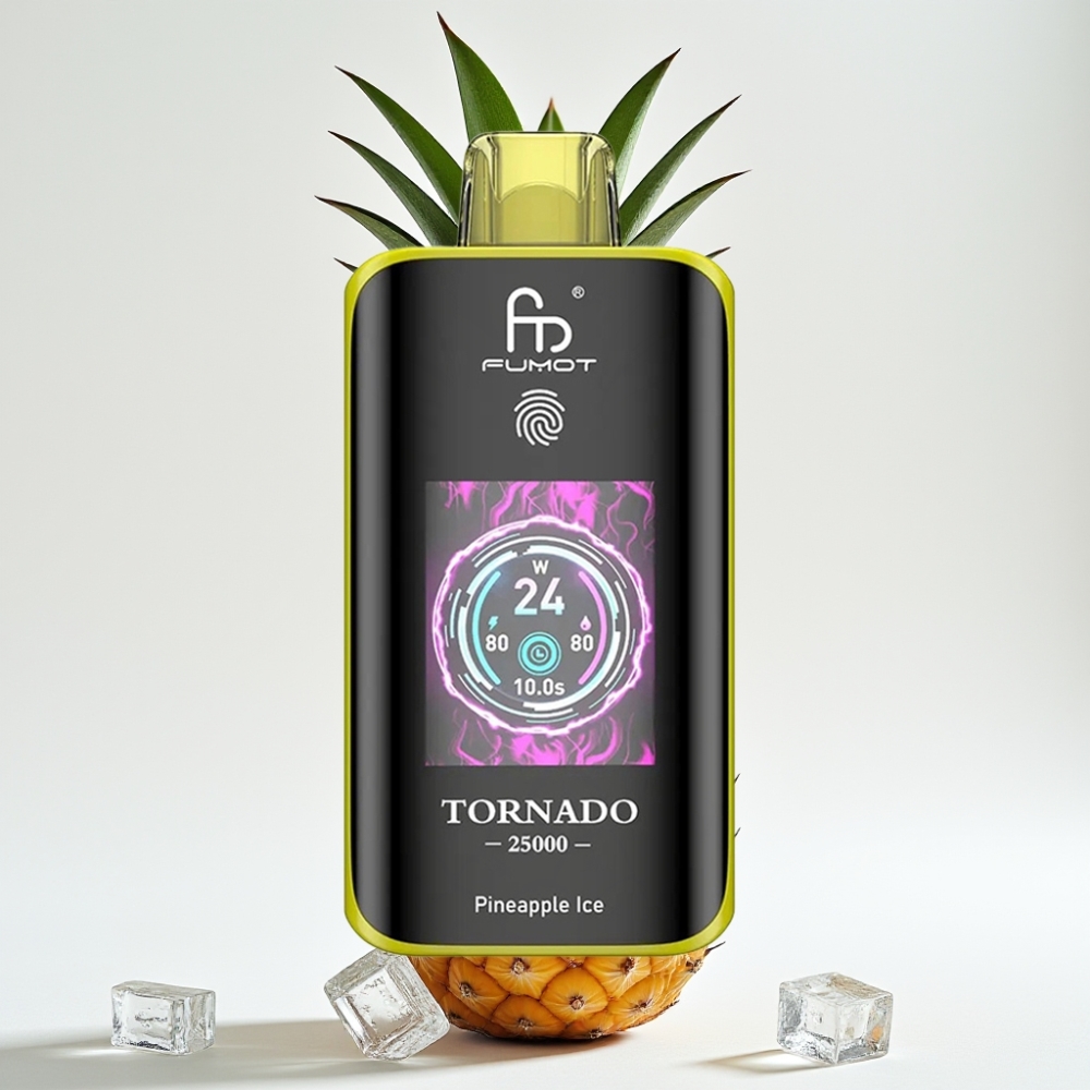 Fumot Tornado 25000 Puffs HD Screen 700mAh Piña Hielo