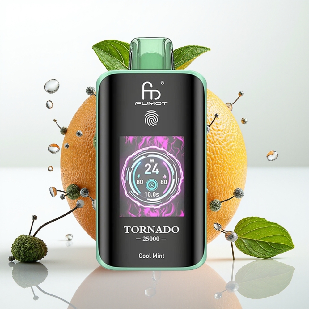 Fumot Tornado 25000 Puffs Pantalla HD 700mAh Menta Fría