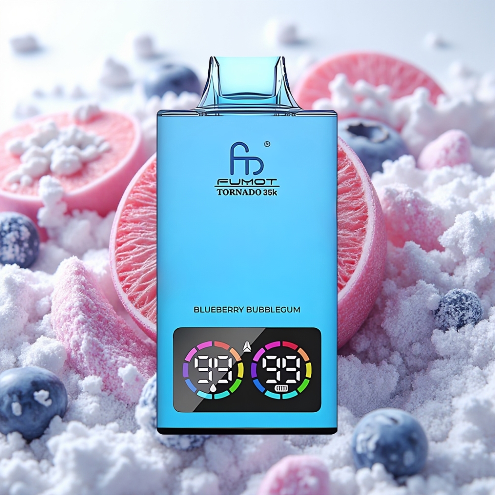 Fumot Tornado 35000 Dual Mesh RGB 15ml Chicle Arándano