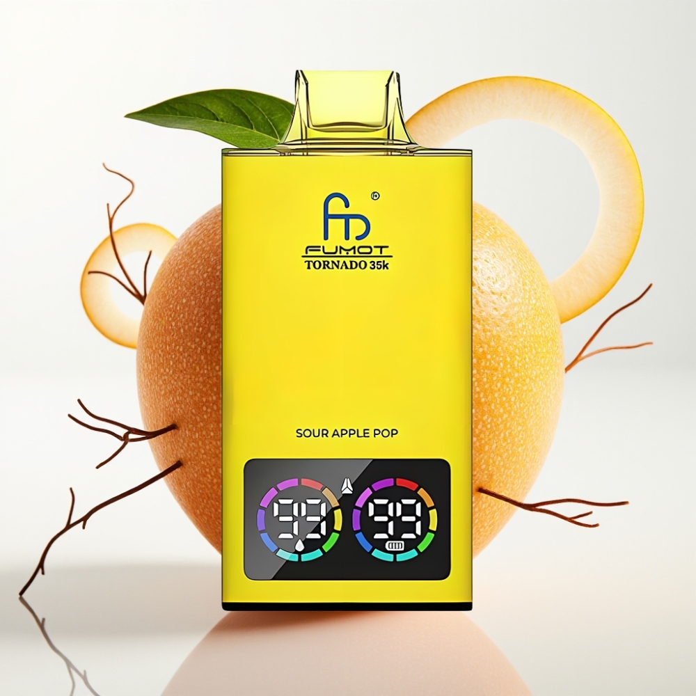 Fumot Tornado 35000 Dual Mesh RGB 15ml Manzana Ácida