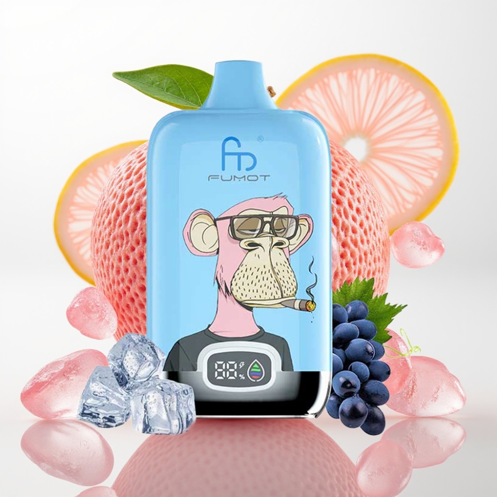 Fumot Tornado Digital Box 12000 Puffs 20ml 550mAh Limonada Rosa