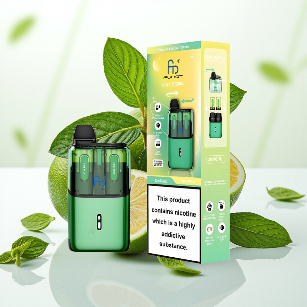 Fumot Ultra T32000 24ml 20mg Menta Refrescante Hierbabuena