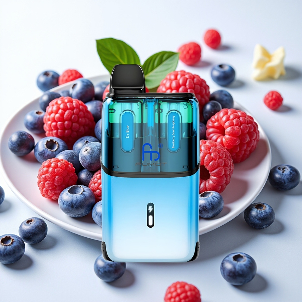 Fumot Ultra T32000 24ml 20mg Tipo-C Azul Arándano Frambuesa Ácida