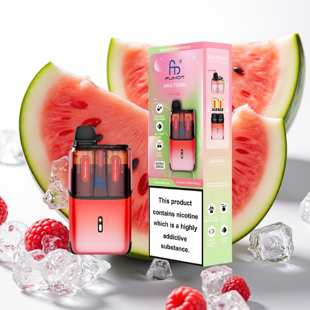 Fumot Ultra T32000 24ml Carga Rápida Sandía Helada - Sandía Frambuesa