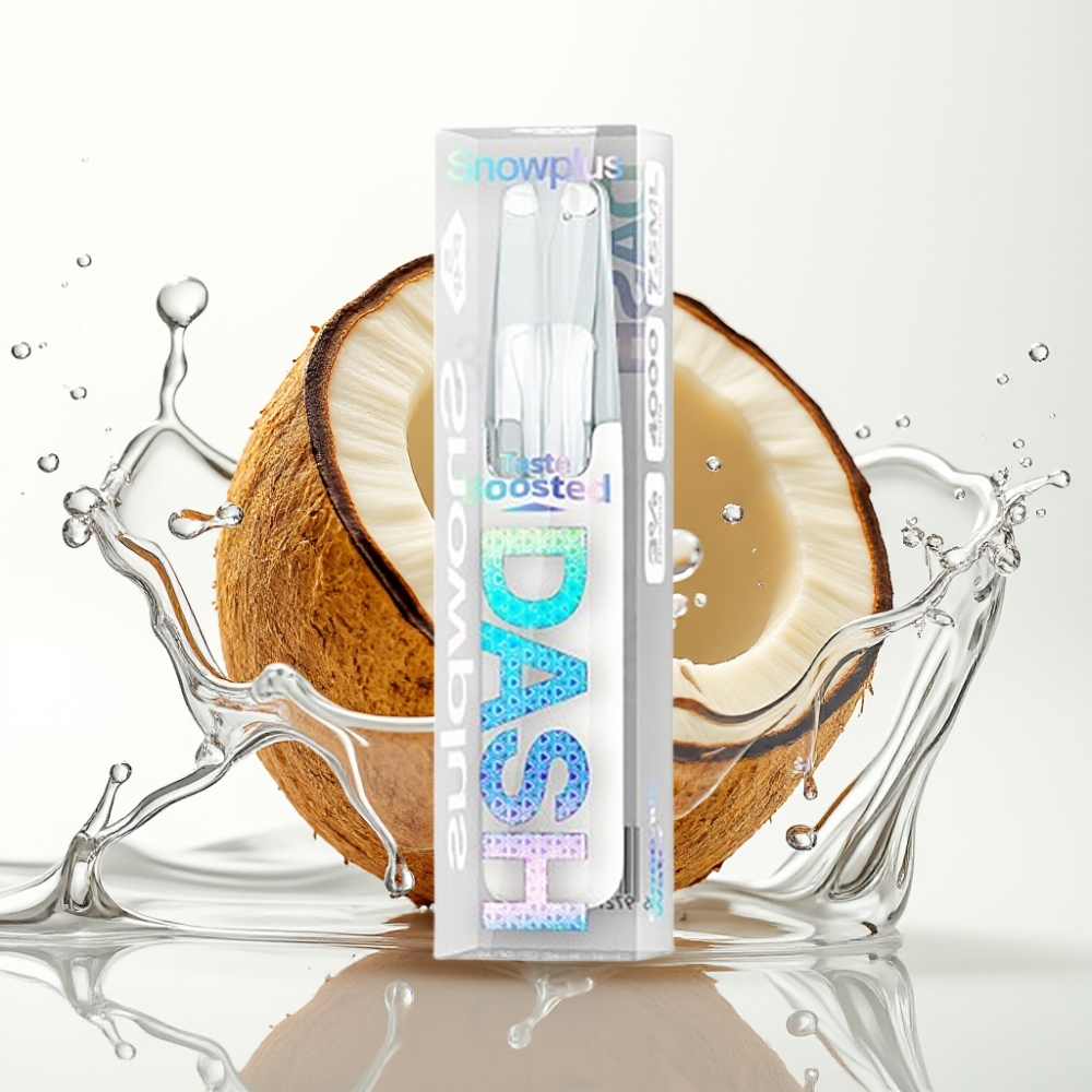 Snowplus Dash 4000 Puffs Cerámica 7.5ml Agua de Coco