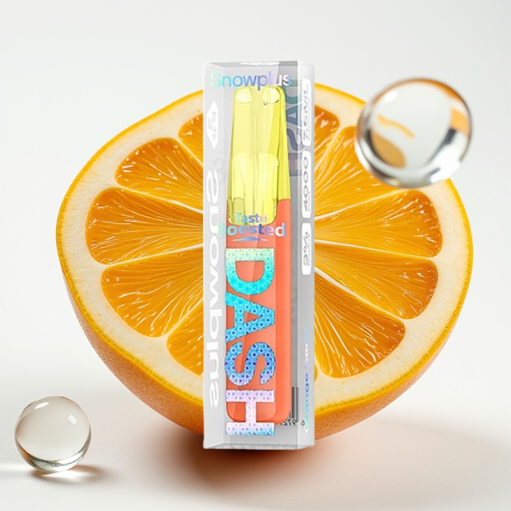 Snowplus Dash 4000 Puffs Cerámica 7.5ml Refresco de Naranja