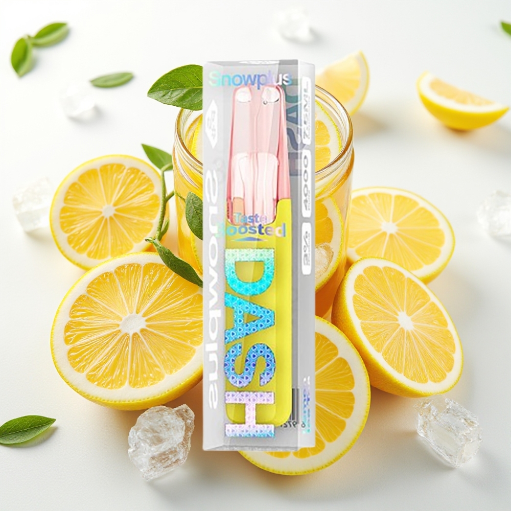 Snowplus Dash 4000 Puffs Cerámica 7.5ml Té Helado de Limón