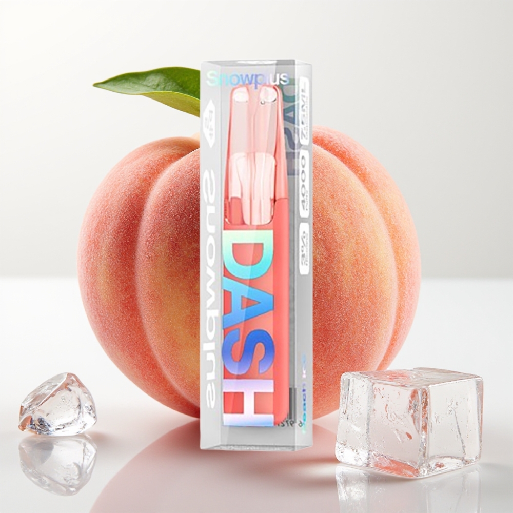 Snowplus Dash 4000 Puffs Cerámico 7.5ml Melocotón Helado