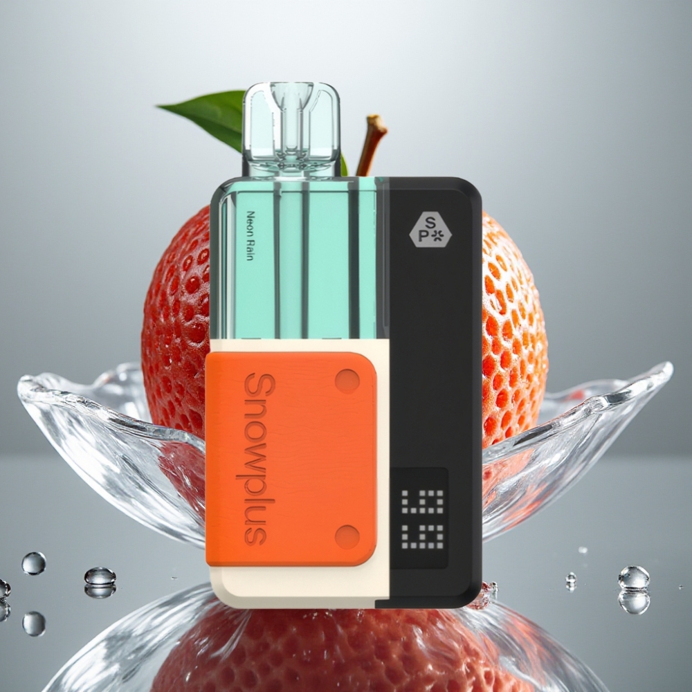 Snowplus Swift 15000 Puffs Kit Lluvia Neón 43x81x25mm 65g 1000mAh 2+10ml Dual Mesh