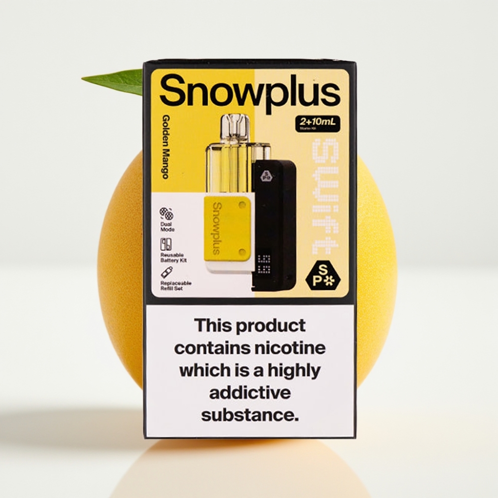Snowplus Swift 5000 Puffs Dual Mesh 1000mAh 2% Mango Dorado