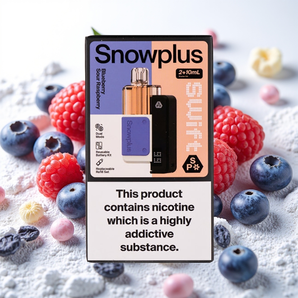 Snowplus Swift 5000 Puffs Dual Mesh 1000mAh Arándano Frambuesa Ácida