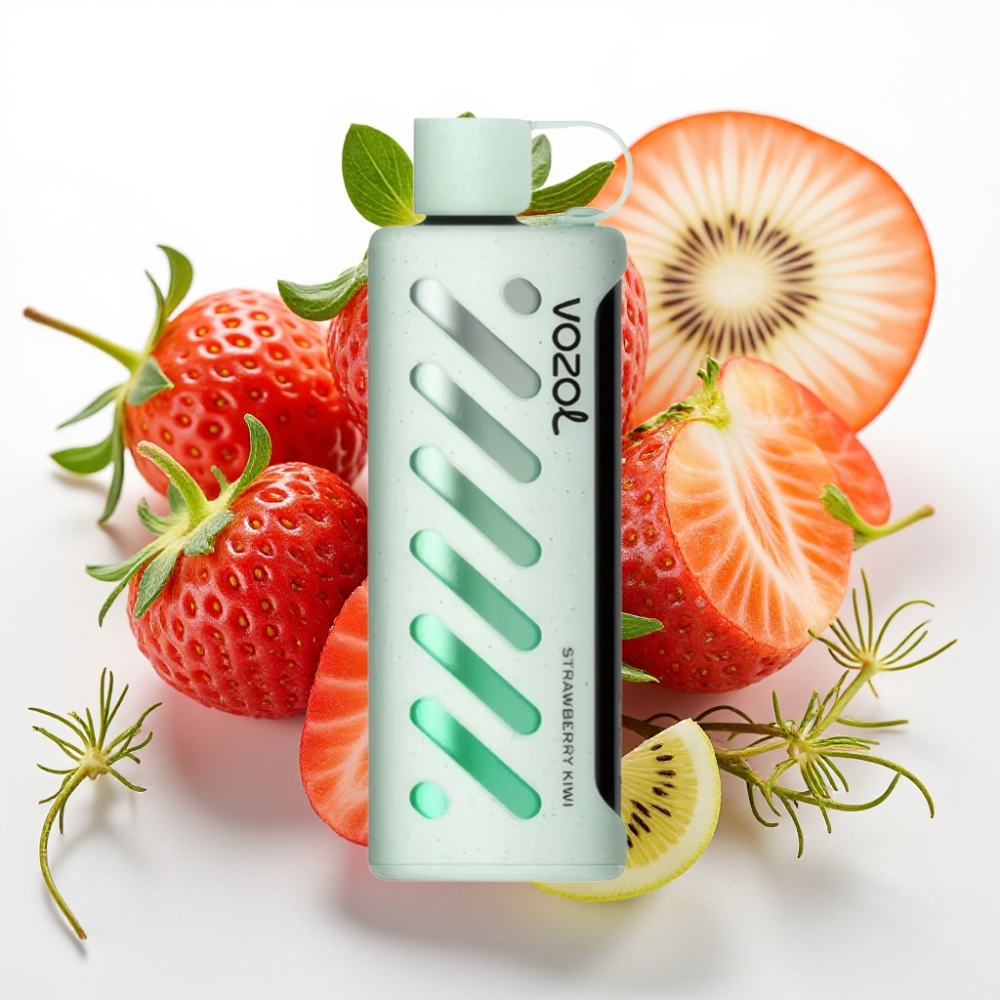 VOZOL Gear Shisha 25000 Puffs 5mg S.i.L.C Tech Fresa Kiwi