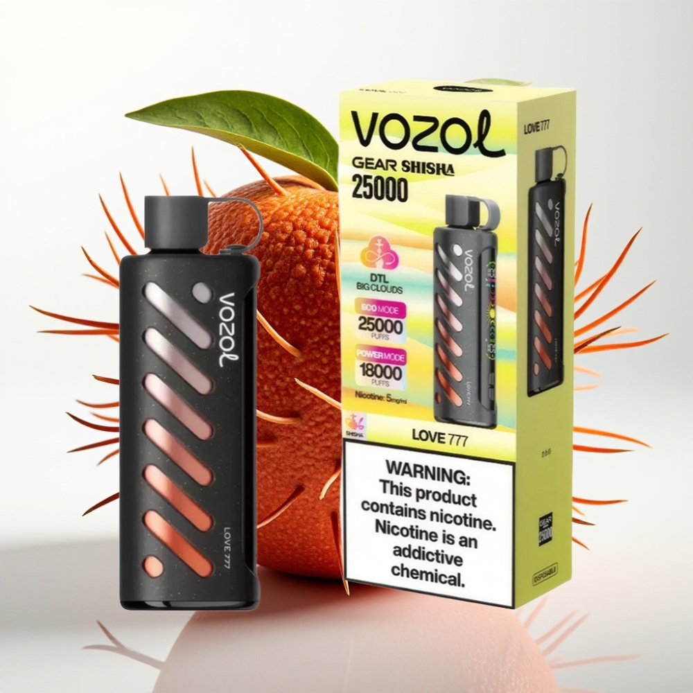 VOZOL Gear Shisha 25000 Puffs S.i.L.C Tech 1000mAh Amor 777