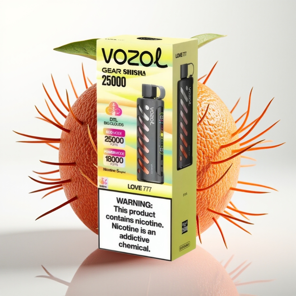 VOZOL Gear Shisha 25000 Puffs S.i.L.C Tech 1000mAh Amor 777