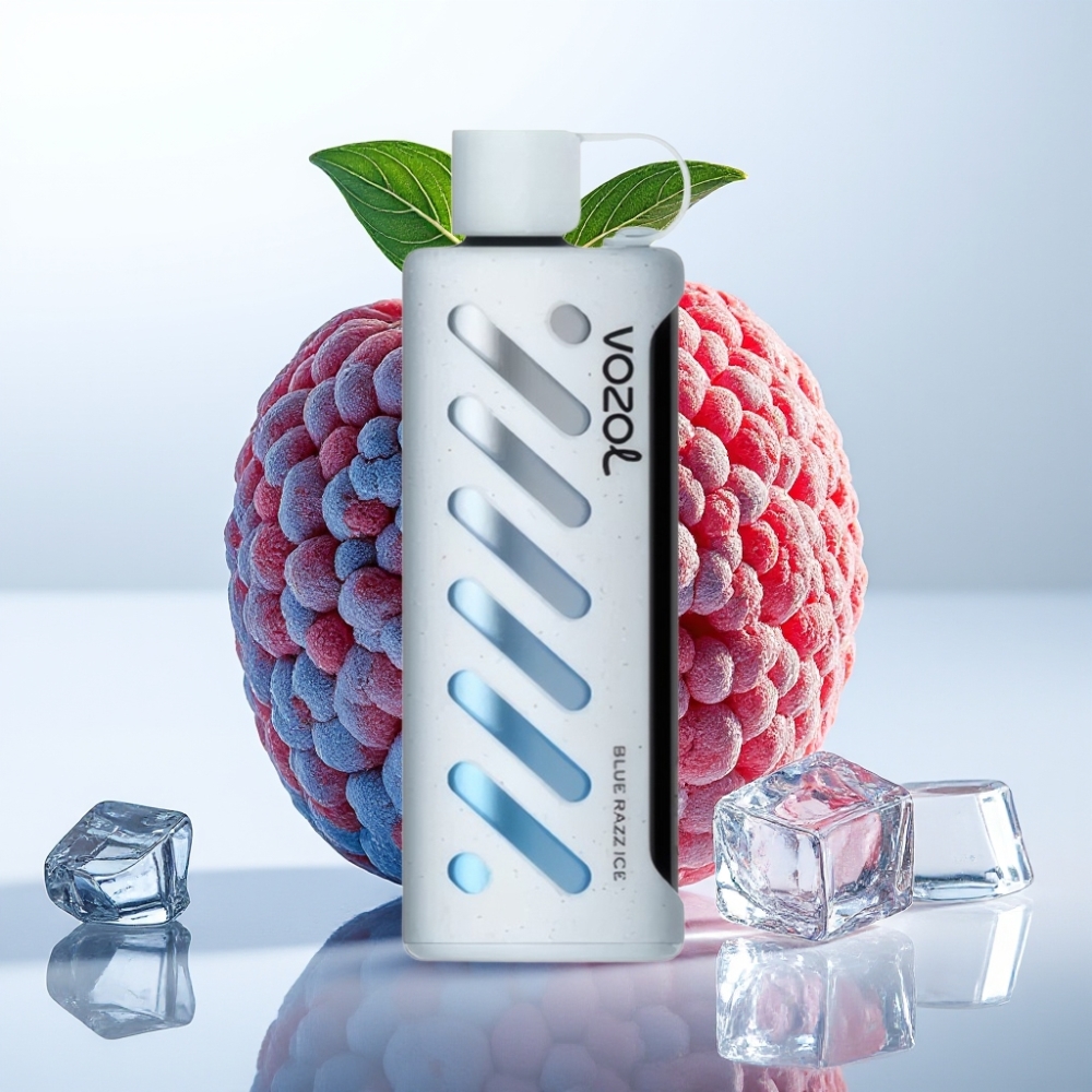 VOZOL Gear Shisha 25000 Puffs S.i.L.C Tech Dual Mesh Frambuesa Azul Hielo