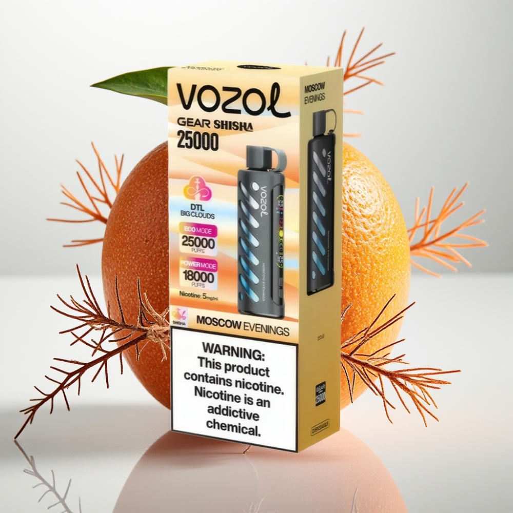 VOZOL Gear Shisha 25000 Puffs S.i.L.C Tech Dual Mesh Noches de Moscú