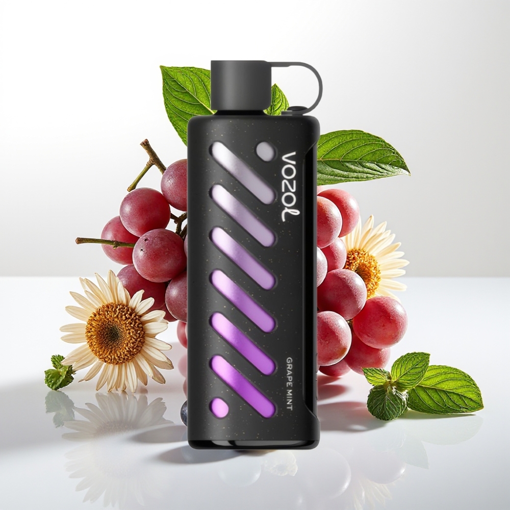 VOZOL Gear Shisha 25000 Puffs S.i.L.C Tech Dual Mesh Uva Menta