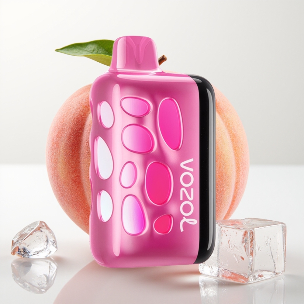 VOZOL RAVE 40000 270° Brillante Sincronizado Duraznor Hielo 1000mAh