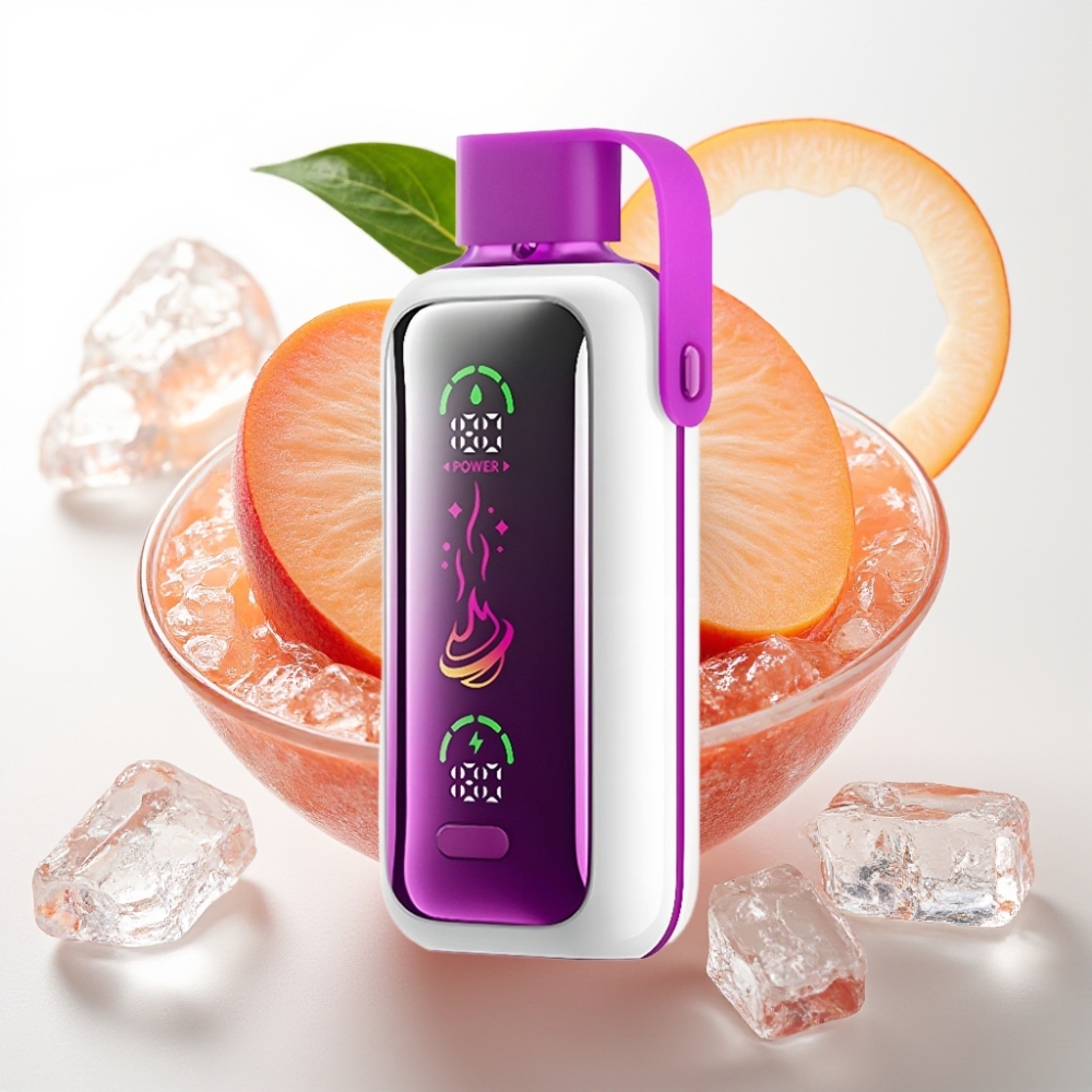 VOZOL Star 20000 Puffs 2.2" HD Dual Mesh 650mAh Jugo Melocotón Hielo