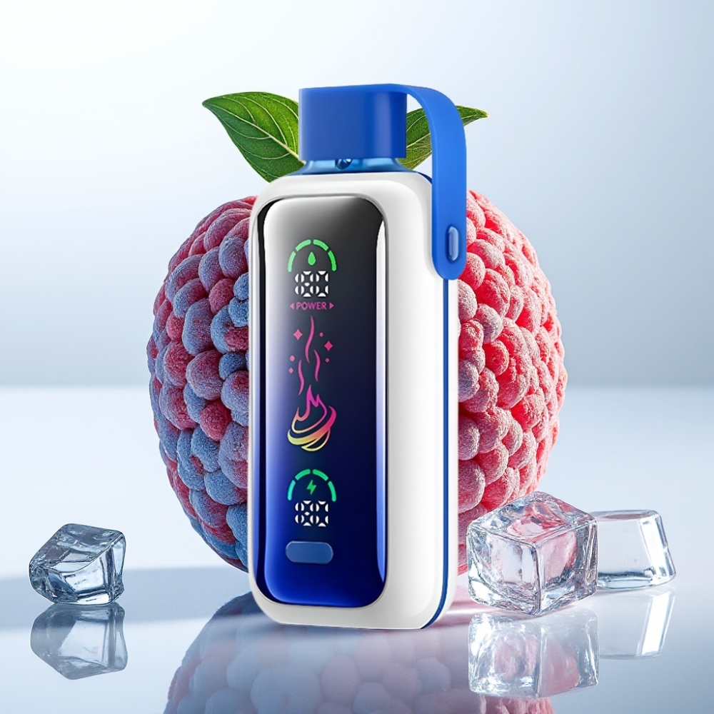 VOZOL Star 20000 Puffs Pantalla HD 2.2" Dual Mesh 650mAh Blue Razz Ice