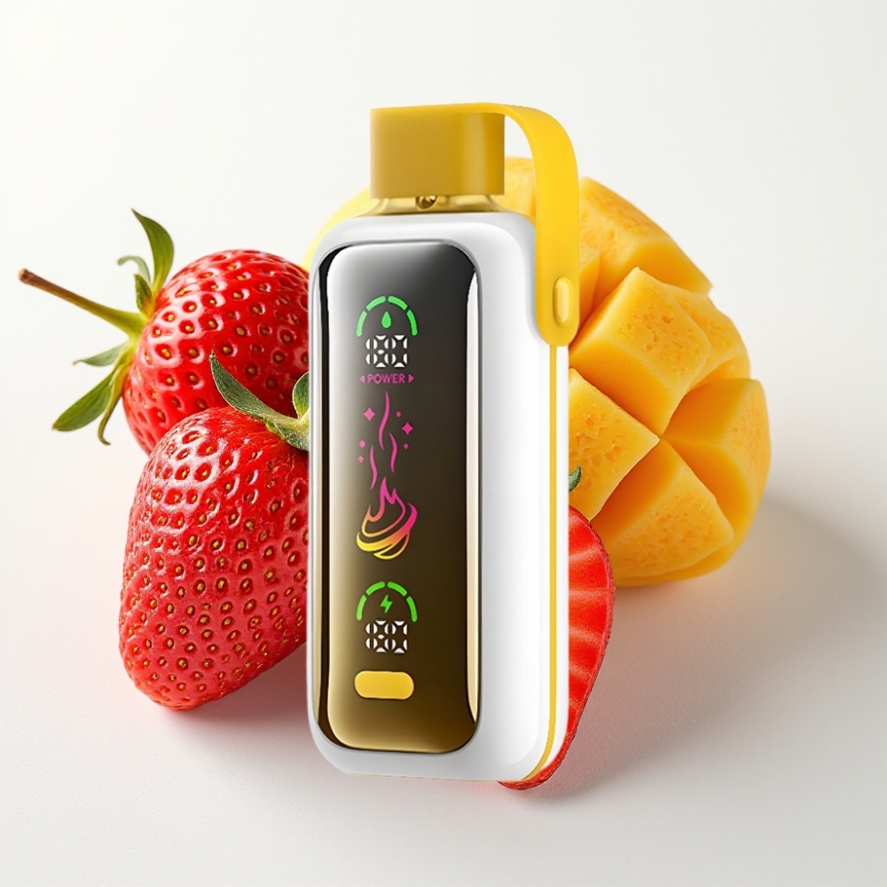 VOZOL Star 20000 Puffs Pantalla HD 2.2" Dual Mesh Fresa Mango