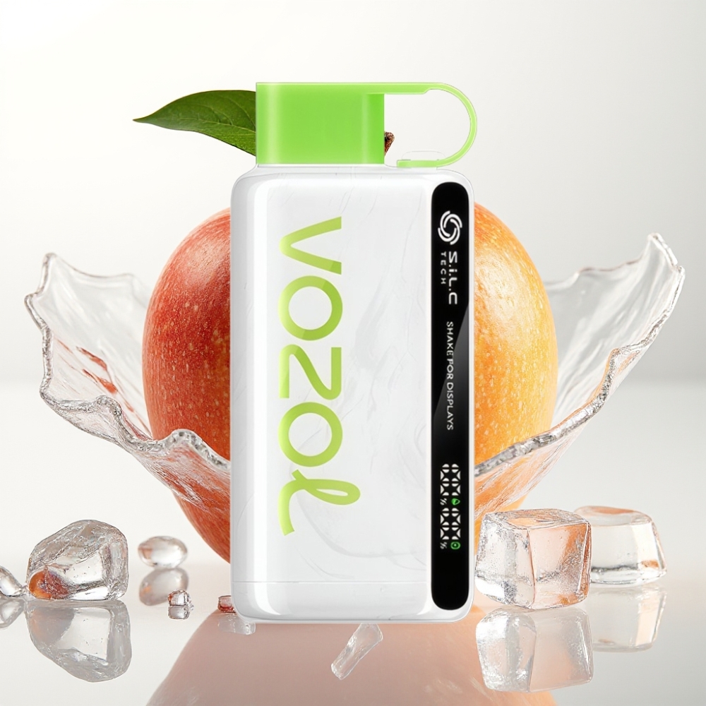 VOZOL STAR 9000/12000 Carga Rápida 30% Manzana Ácida Helada Reciclado 650mAh