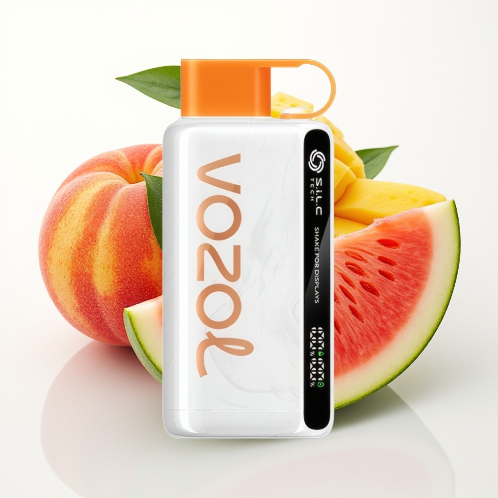 VOZOL STAR 9000/12000 Recargable Rápida 30% Sabor Melocotón Mango Sandía