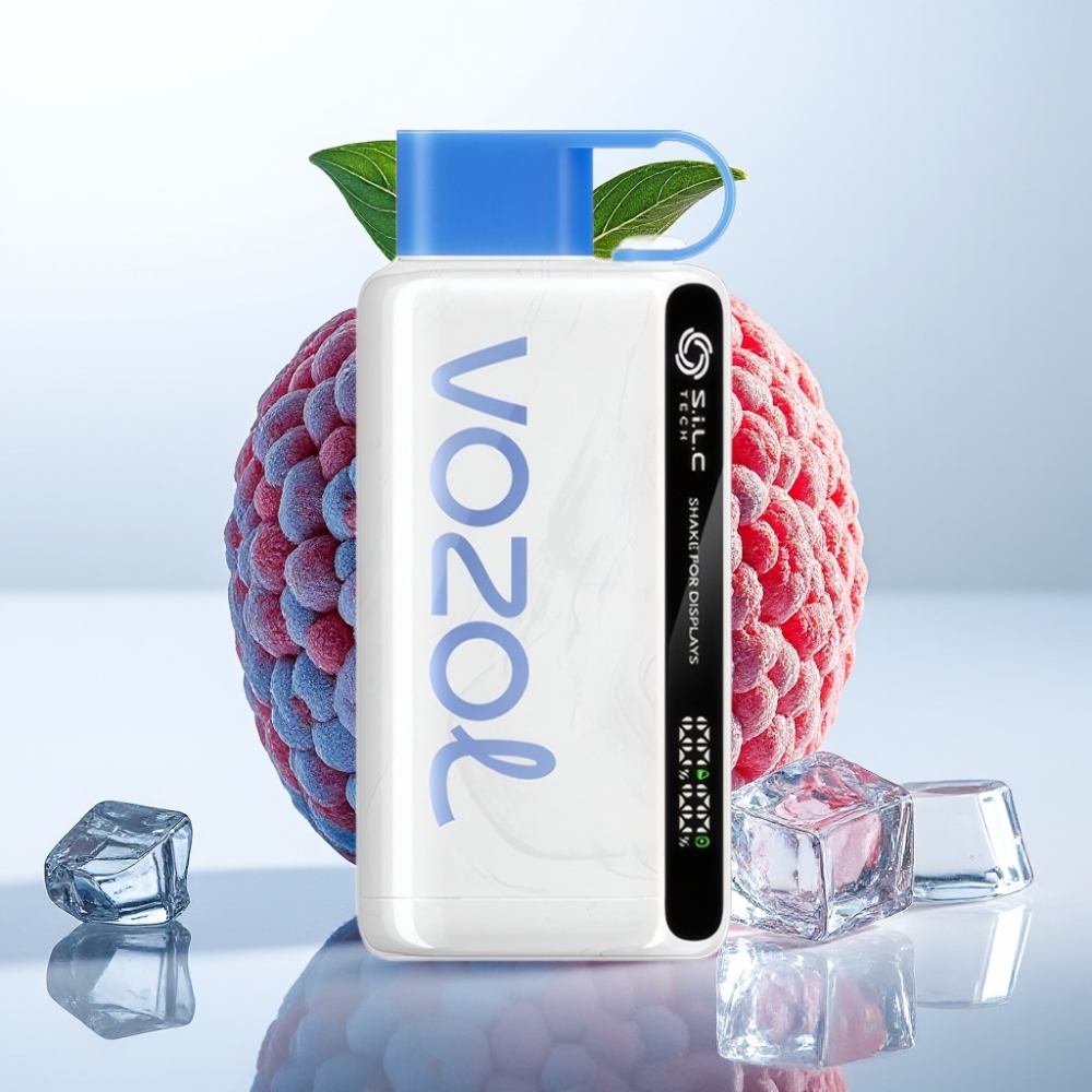 VOZOL STAR 9000/12000 Recargable Rápido 30% + S.i.L.C TECH + Azúcar Ártico Azul