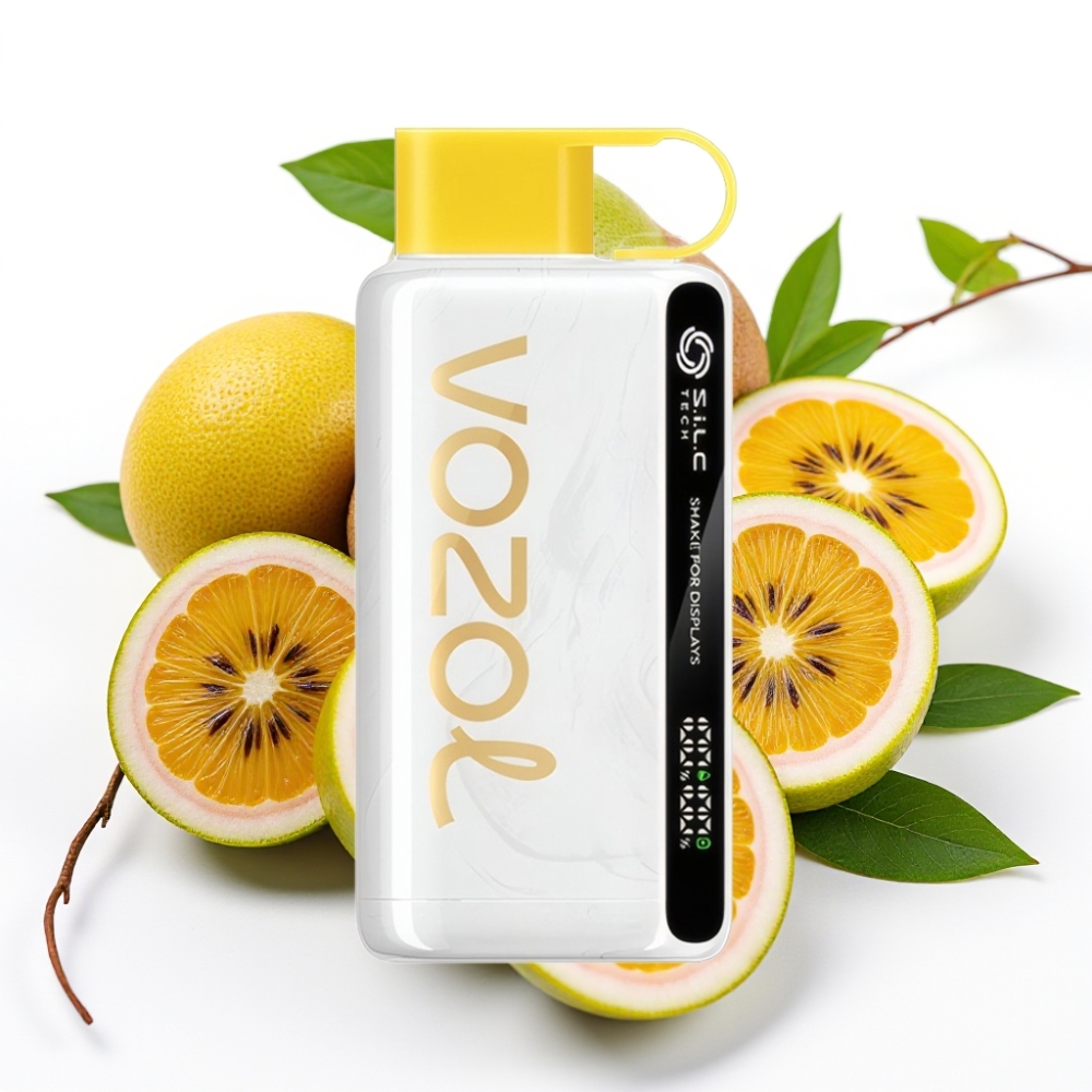 VOZOL STAR 9000/12000 vape desechable con carga 30% más rápida, protección de boquilla y sabor Kiwi Maracuyá Guayaba