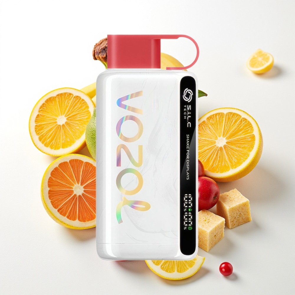 VOZOL Star 9000/12000 Pitadas Fruta del Dragón Plátano Cereza S.i.L.C TECH Carga Rápida