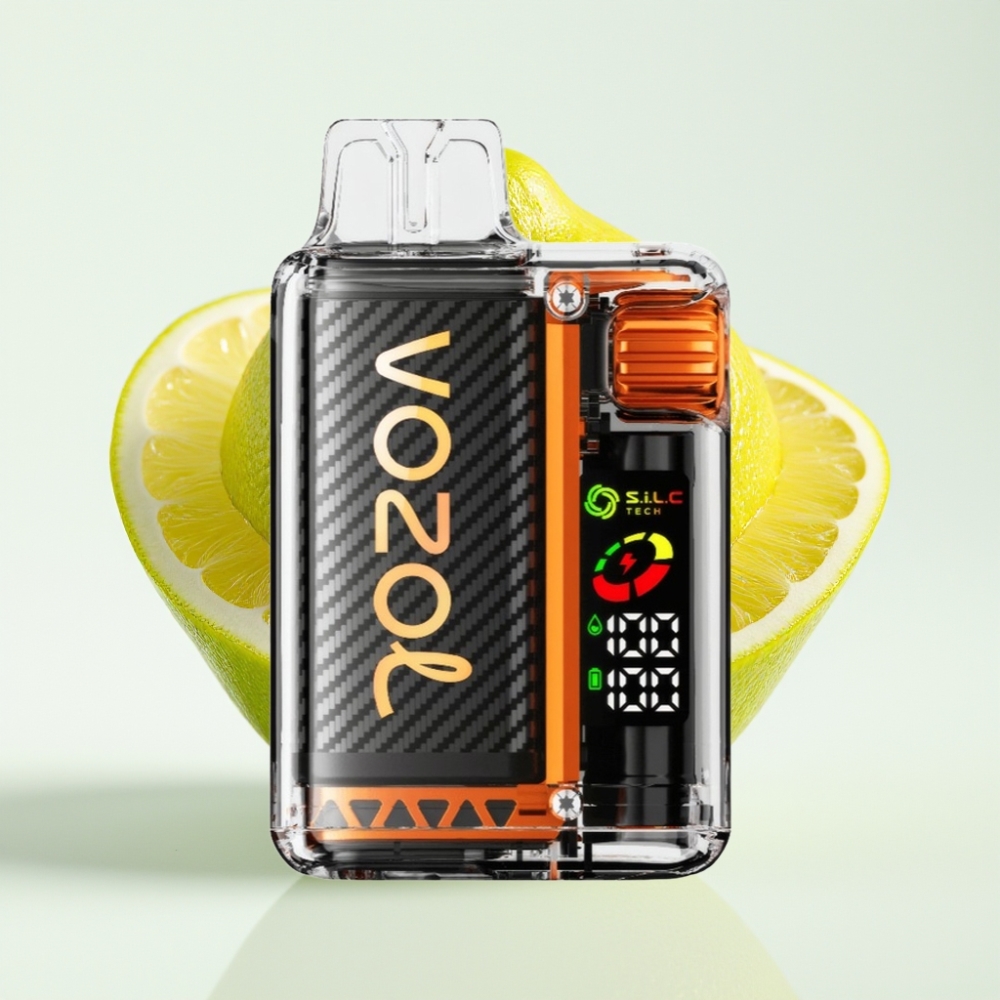 VOZOL Vista 20000 Puffs 650mAh 2% OLED Limón Lima S.i.L.C Dual Mesh MCU PCR TPD MTL Recargable 6 Niveles