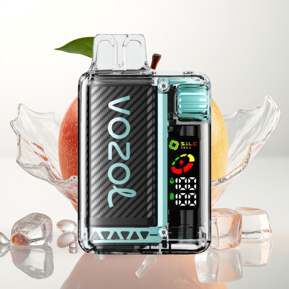 VOZOL Vista 20000 Puffs Recargable 650mAh 2% Nicotina OLED S.i.L.C Dual Mesh Manzana Ácida Helada